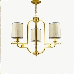 Moderne moderne metal lysekrone