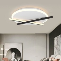 Nordic Ceiling Light Art Clock Design Loftslampe