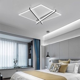 Nordic Ceiling Light Art Clock Design Loftslampe
