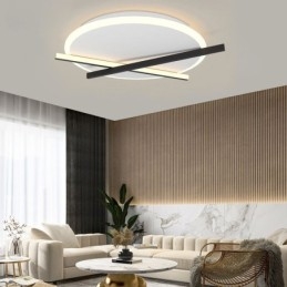 Nordic Ceiling Light Art Clock Design Loftslampe