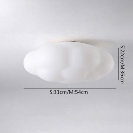 Nordic Ceiling Light Cloud Shape Loftslampe