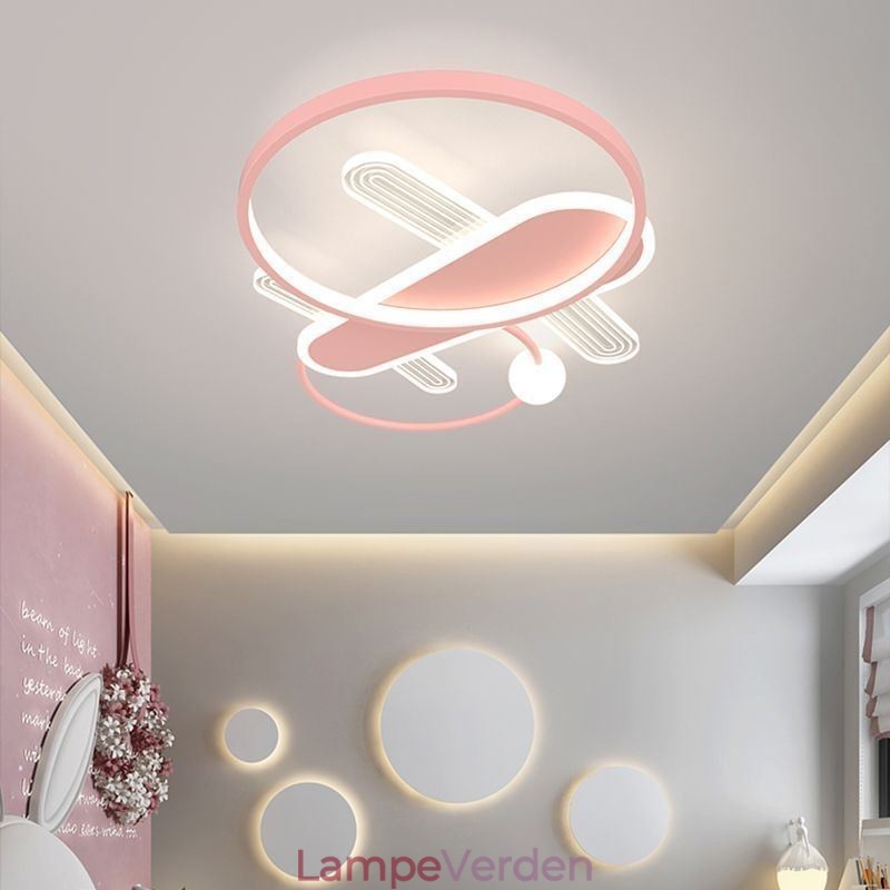 Loftslampe Cartoon Plane Loftslys