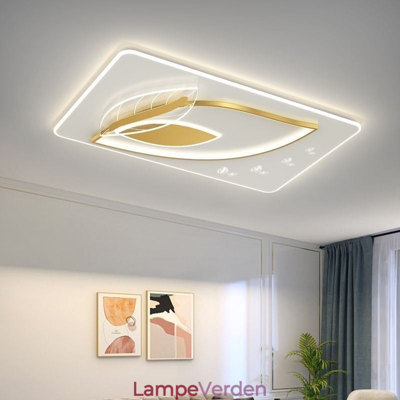 Luksus Loftslampe Creative Leaf Design Loftslampe