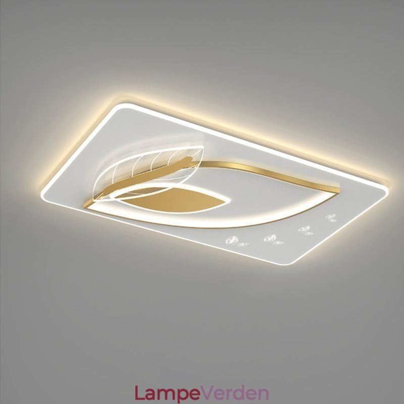 Luksus Loftslampe Creative Leaf Design Loftslampe