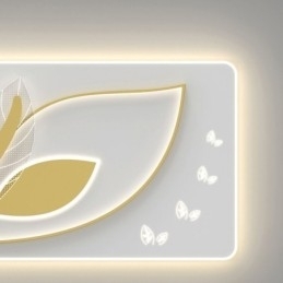 Luksus Loftslampe Creative Leaf Design Loftslampe