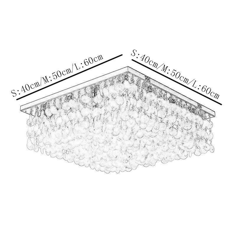 Moderne hvid skal-loftslysarmatur Flush Mount lysekrone