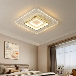 Loftslampe Flush Mount Firkantet Loftslampe