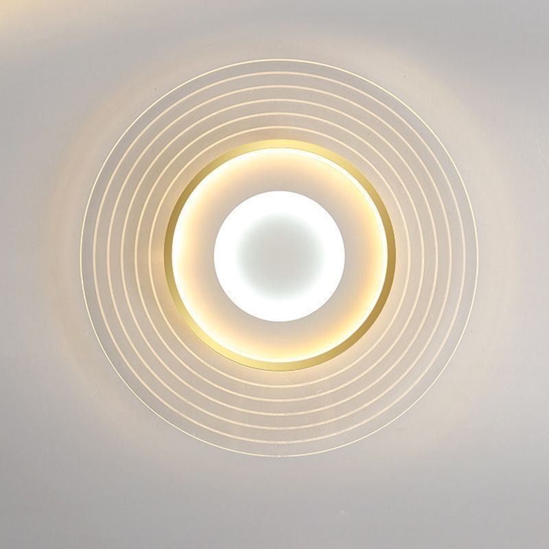 Loftslys Moderne Flush Mount Belysningsarmatur Rund