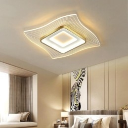 Moderne loftslampe Flush Mount Square Shape Loftslampe