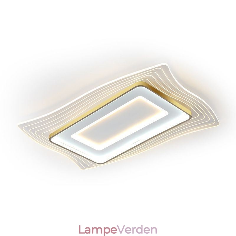 Moderne loftslampe Flush Mount Square Shape Loftslampe