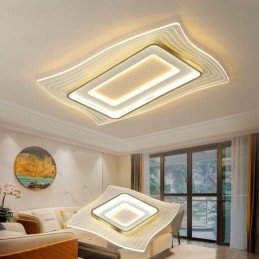 Moderne loftslampe Flush Mount Square Shape Loftslampe