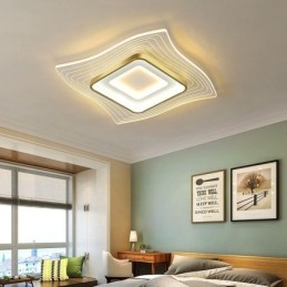 Moderne loftslampe Flush Mount Square Shape Loftslampe