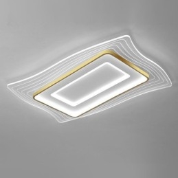 Moderne loftslampe Flush Mount Square Shape Loftslampe