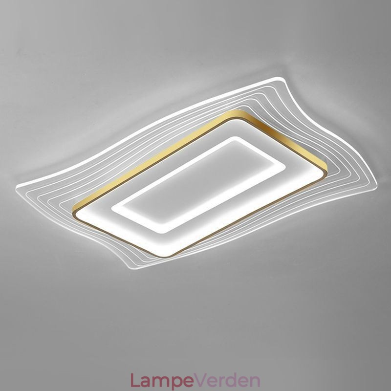 Moderne loftslampe Flush Mount Square Shape Loftslampe