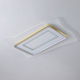 Moderne loftslampe Flush Mount Square Shape Loftslampe