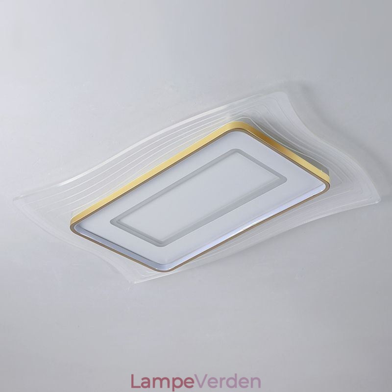 Moderne loftslampe Flush Mount Square Shape Loftslampe