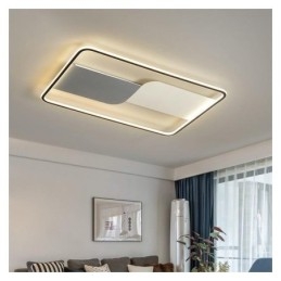 Moderne loftslampearmatur rektangulært indbygningsloftslampe 90*60 cm