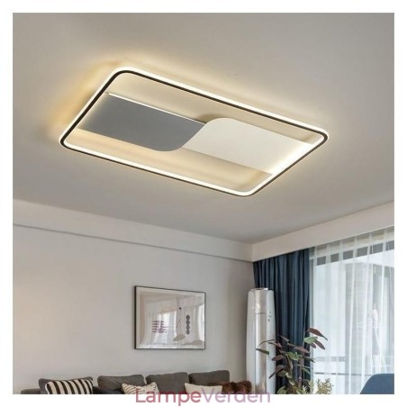 Moderne loftslampearmatur rektangulært indbygningsloftslampe 90*60 cm Moderne loftslampearmatur rektangulært indbygningsloftslampe 90*60 cm