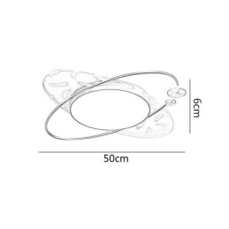 Loftslampe Moderne Flush Mount Loftlampe med Planet Shape