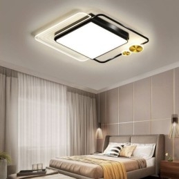 Nordic Ceiling Light Firkantet Akryl Flush Mount Loftsbelysningsarmatur