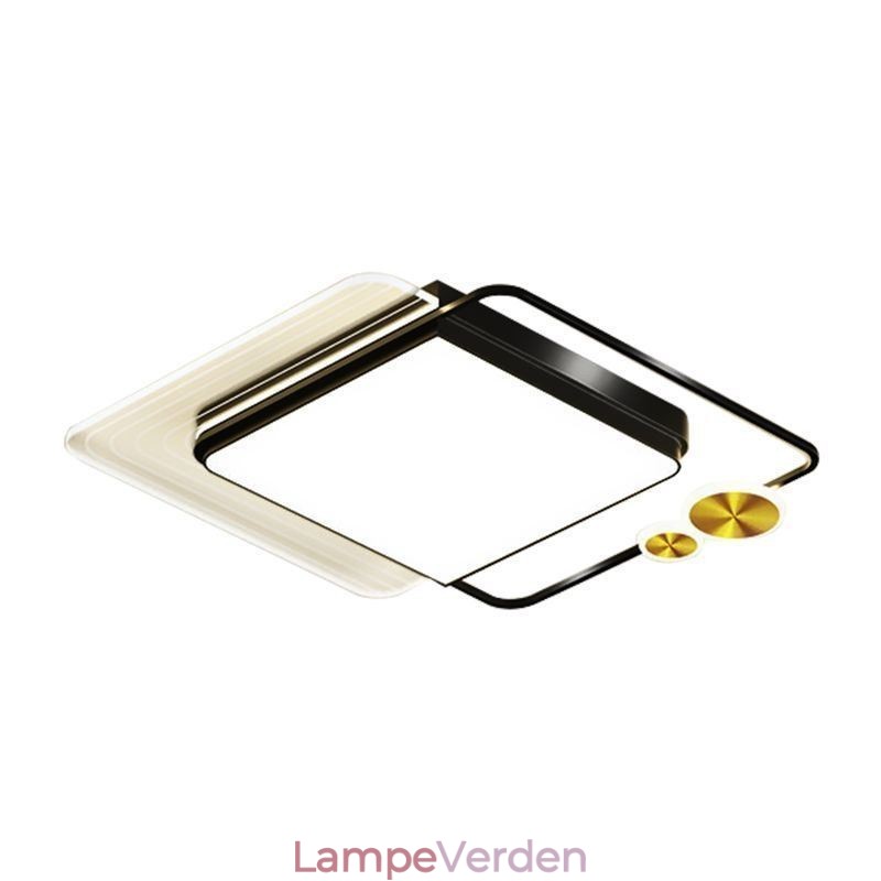 Nordic Ceiling Light Firkantet Akryl Flush Mount Loftsbelysningsarmatur