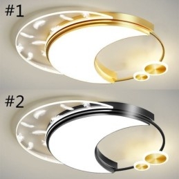 Flush Mount Modern Moon Shape Loftslys