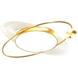 Moderne flush Mount Lighting Creative Planet Loftslampe