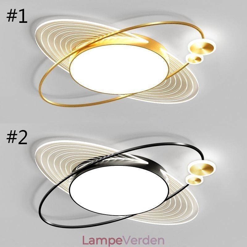 Moderne flush Mount Lighting Creative Planet Loftslampe