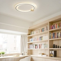 Moderne flush Mount akryl 2-ringe loftslampe