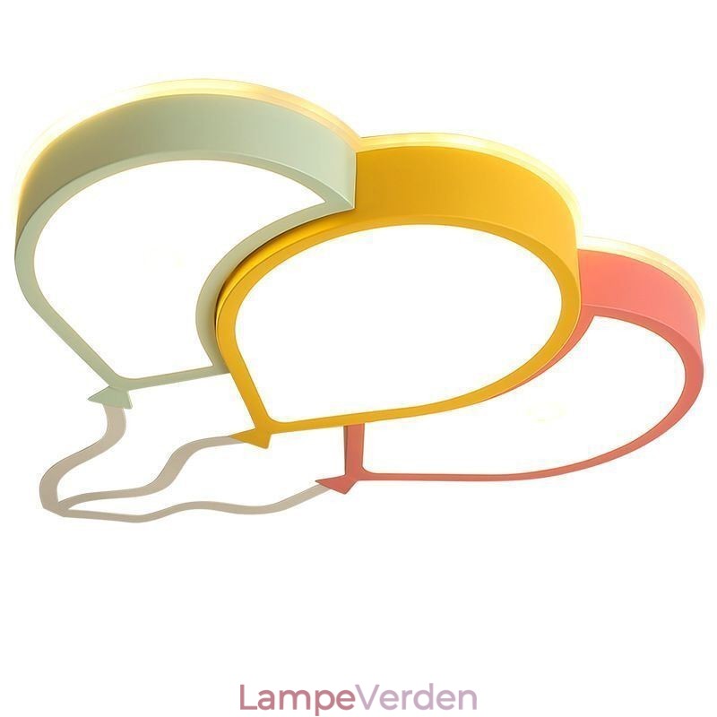 Moderne Flush Mount Loftslampe Dejlig Ballon Shade Loftslampe