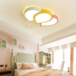 Moderne Flush Mount Loftslampe Dejlig Ballon Shade Loftslampe