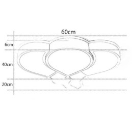 Moderne Flush Mount Loftslampe Dejlig Ballon Shade Loftslampe