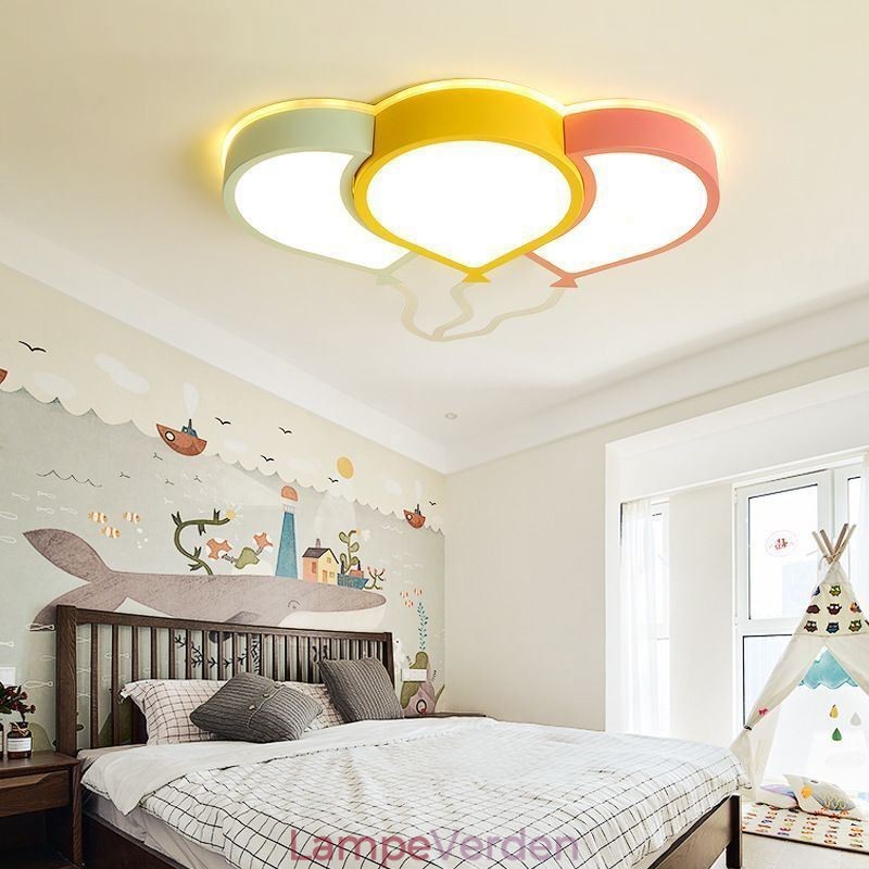 Moderne Flush Mount Loftslampe Dejlig Ballon Shade Loftslampe