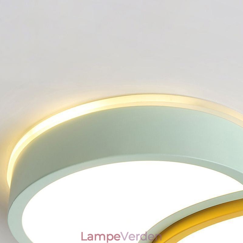 Moderne Flush Mount Loftslampe Dejlig Ballon Shade Loftslampe