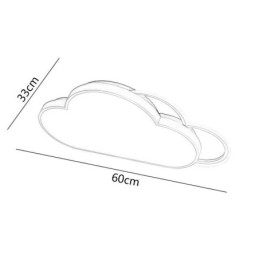 Moderne lys skyform flush Mount loftslampe
