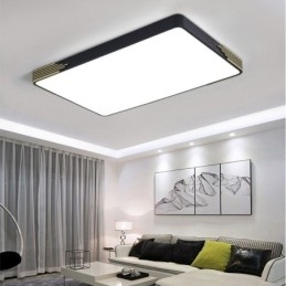 Moderne Flush Mount Loftslampe Rektangulær Loftslampe
