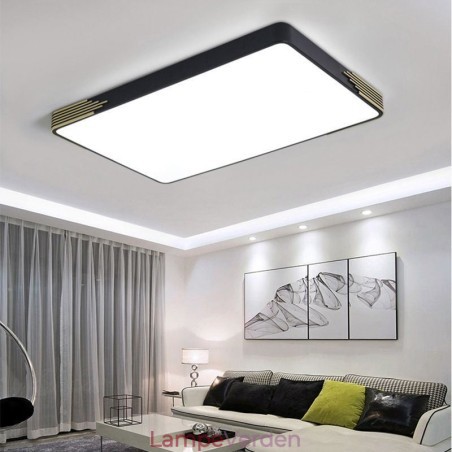 Moderne Flush Mount Loftslampe Rektangulær Loftslampe Moderne Flush Mount Loftslampe Rektangulær Loftslampe