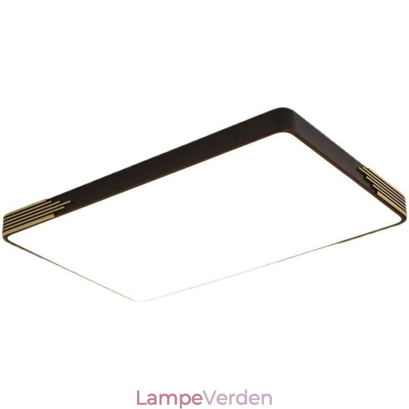 Moderne Flush Mount Loftslampe Rektangulær Loftslampe