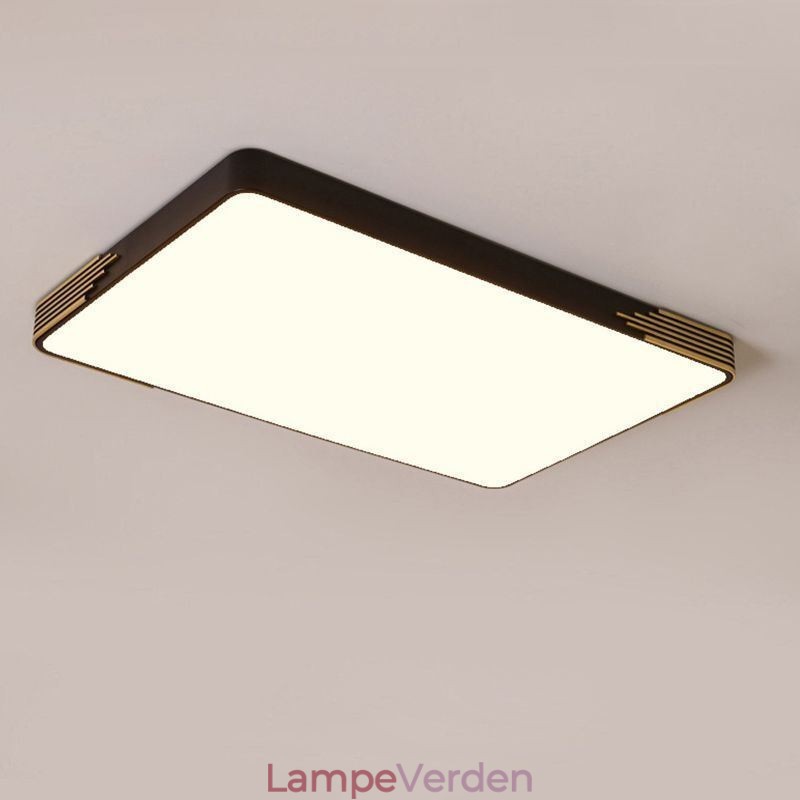 Moderne Flush Mount Loftslampe Rektangulær Loftslampe