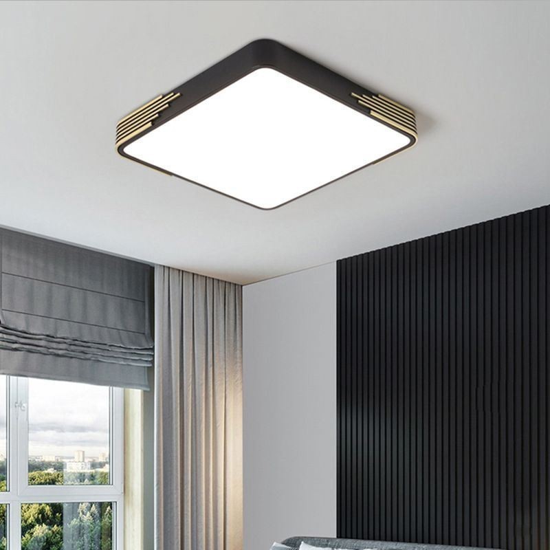 Moderne Flush Mount Loftslampe Firkantet Loftslampe