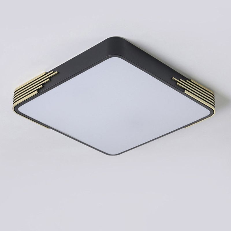 Moderne Flush Mount Loftslampe Firkantet Loftslampe