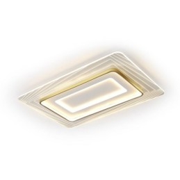 Rektangulær Flush Mount Loftlampe Minimalistisk Akryl Ultratynd Loftslampe