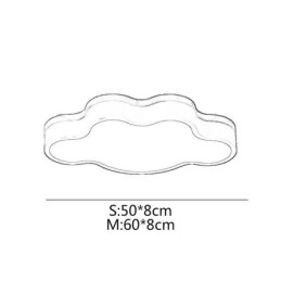 Flush Mount Modern Creative Acryl Cloud Shape Loftslampe Børn