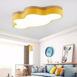 Flush Mount Modern Creative Acryl Cloud Shape Loftslampe Børn