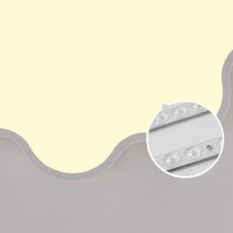 Flush Mount Modern Creative Acryl Cloud Shape Loftslampe Børn