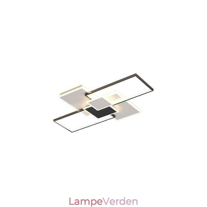 Moderne Loftslampe Firkantet Akryl Flush Mount Loftslampe armatur