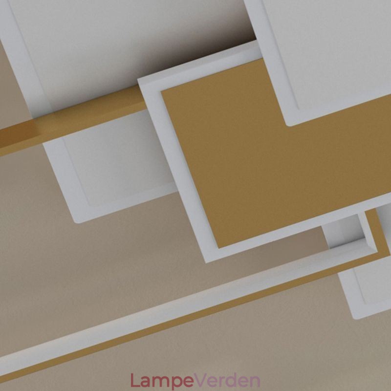 Moderne Loftslampe Firkantet Akryl Flush Mount Loftslampe armatur