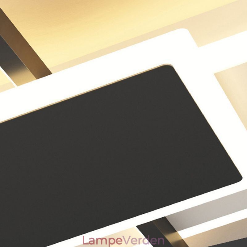 Moderne Loftslampe Firkantet Akryl Flush Mount Loftslampe armatur