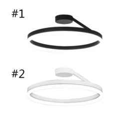 Moderne flush-mount loftlampe armatur Circle Lighting Lampe med akryl lampeskærm
