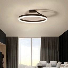 Moderne flush-mount loftlampe armatur Circle Lighting Lampe med akryl lampeskærm